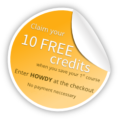 Claim 10 free credits with promo code HOWDY